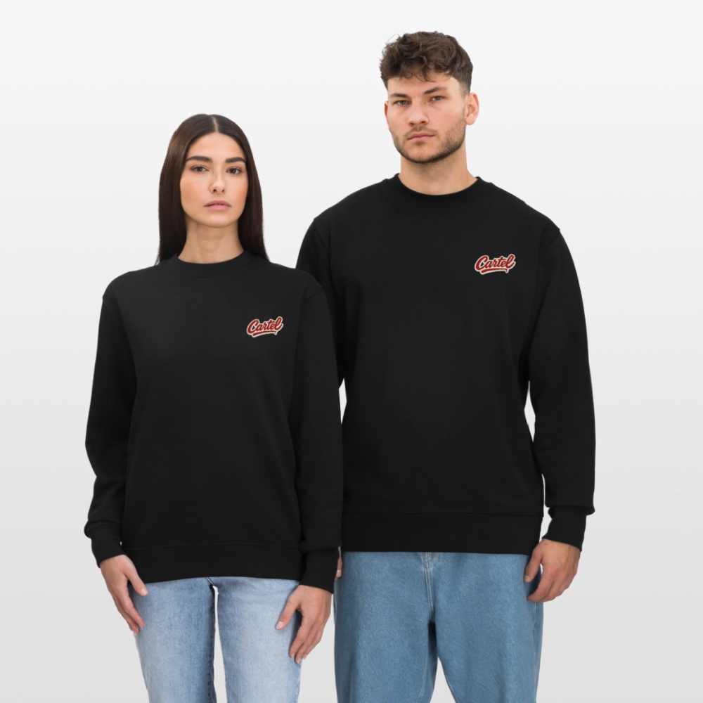 Cartel Bio-Sweatshirt Matrix - Schwarz
