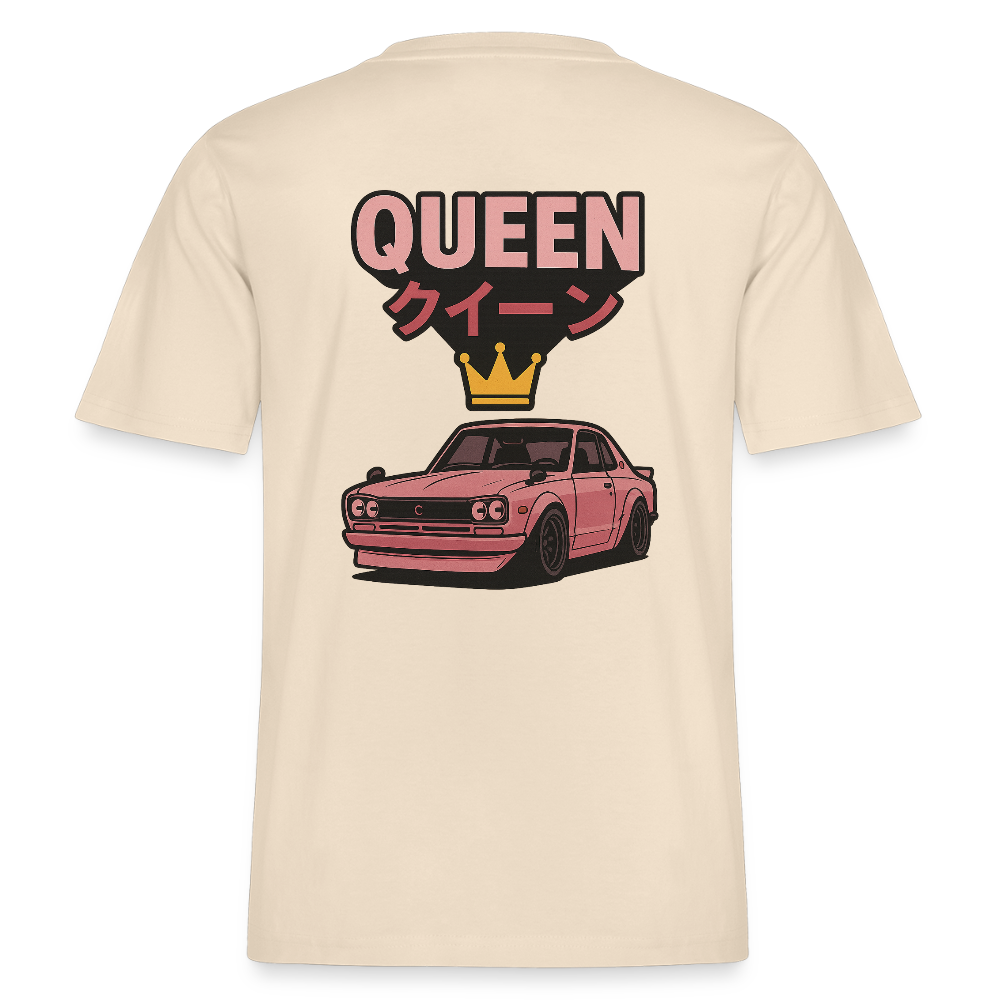 Cartel Bio-T-Shirt Queen 👸 Partnershirt - Weißgrau