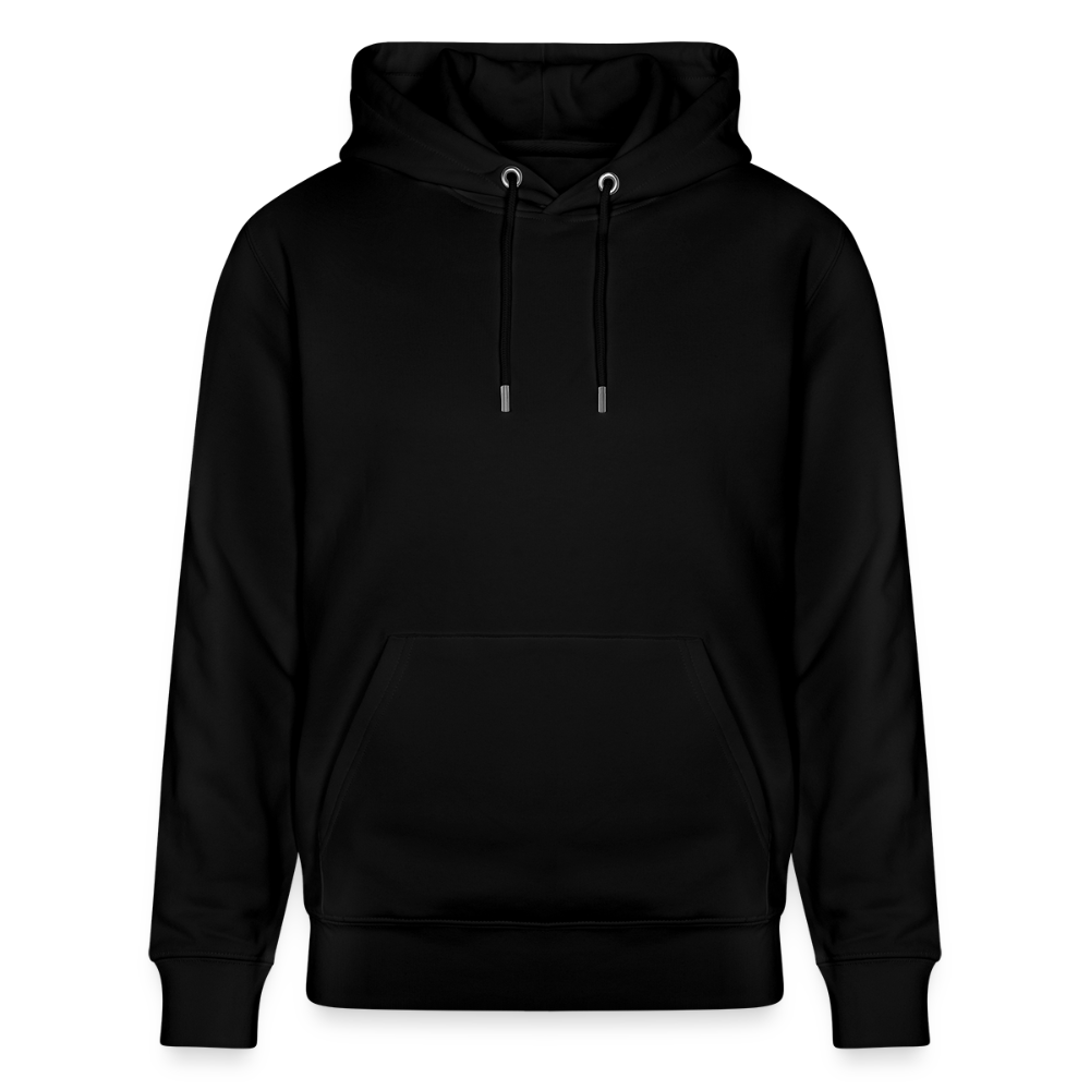 Cartel Bio-Hoodie Clean White Logo - Schwarz