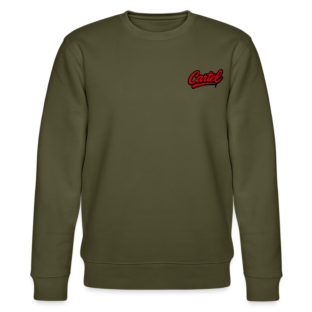 Cartel Bio-Sweatshirt Cartoon Sunset - Khaki