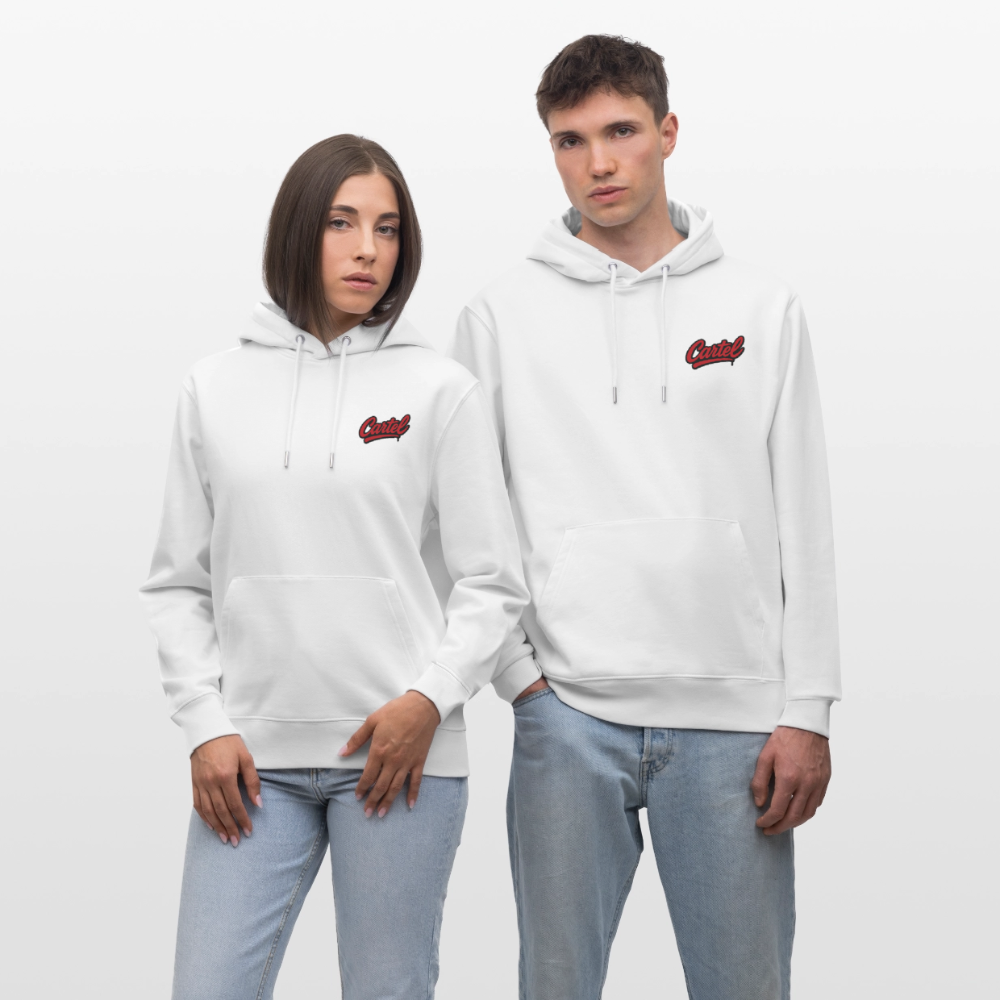 Cartel Bio-Hoodie Japanische Seele - Weiß