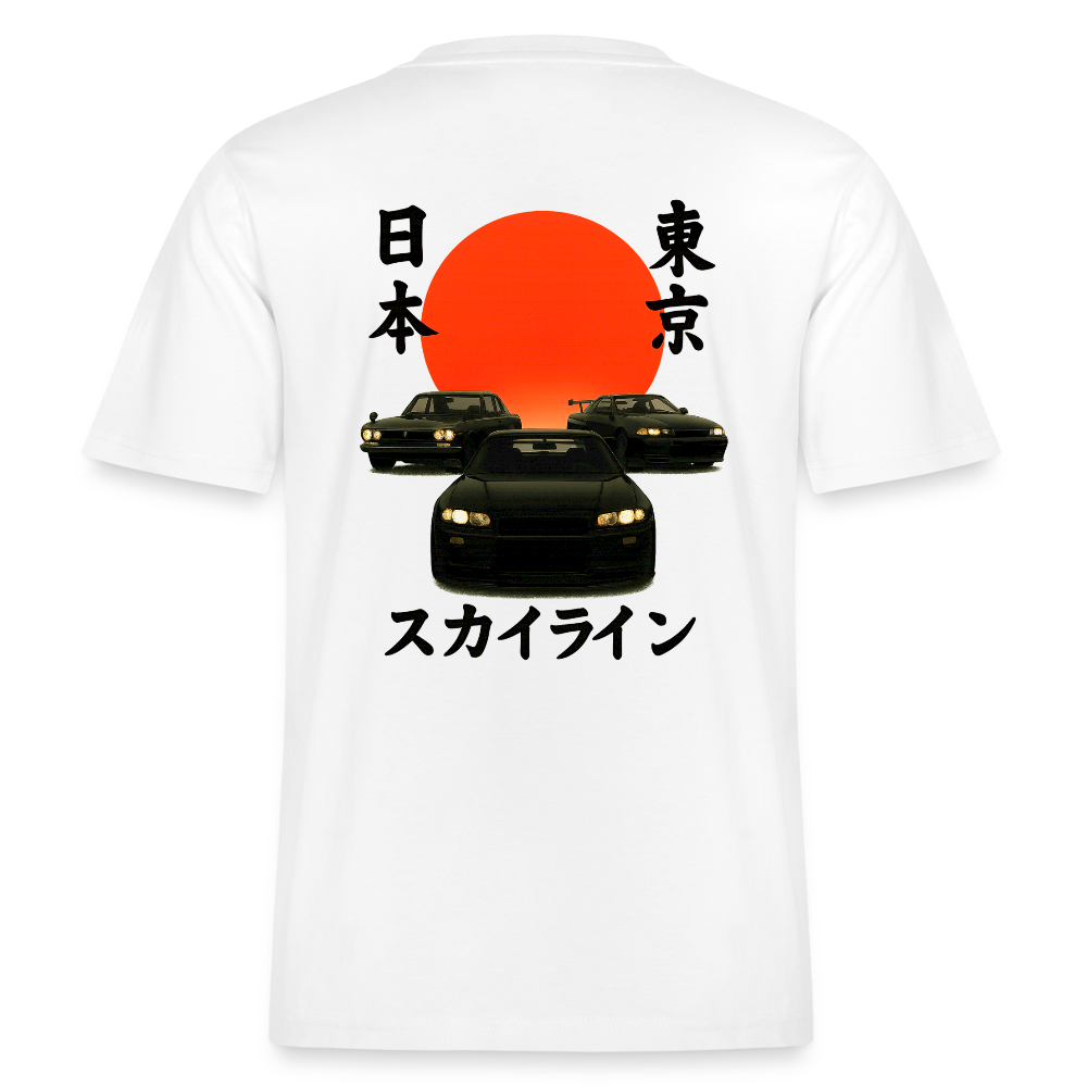 Cartel Bio-T-Shirt Japan Trio - Weiß