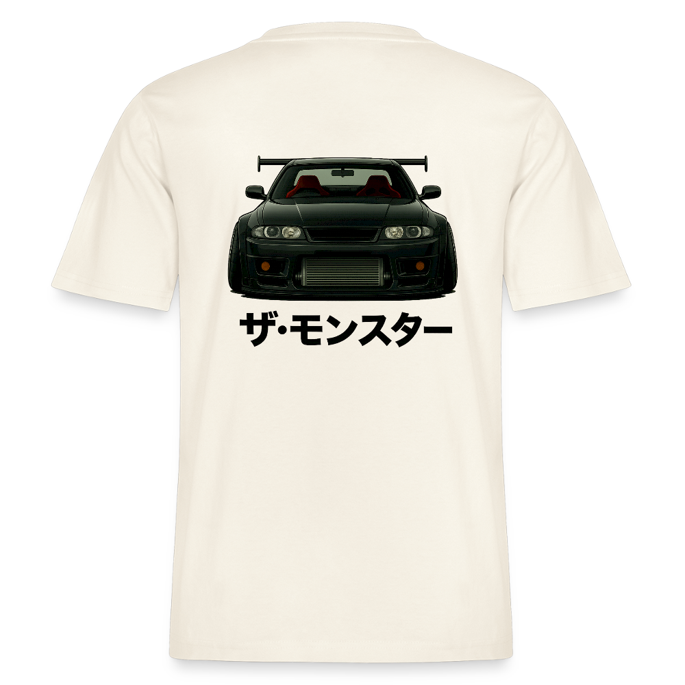 Cartel Bio-T-Shirt Monster - Naturweiß 