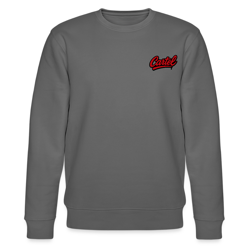 Cartel Bio-Sweatshirt Cartoon Sunset - Anthrazit