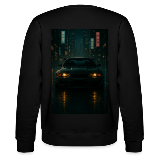 Cartel Bio-Sweatshirt Tokio Night - Schwarz