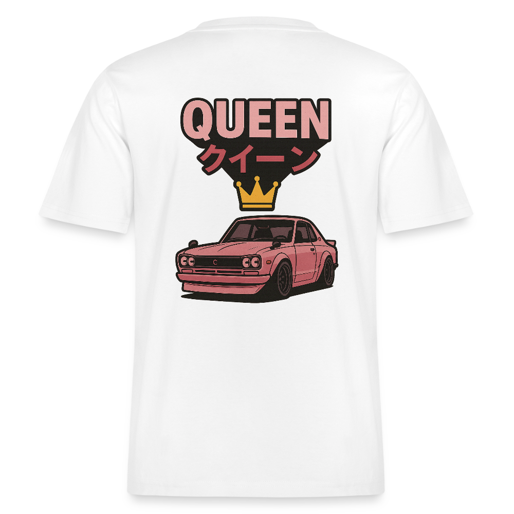 Cartel Bio-T-Shirt Queen 👸 Partnershirt - Weiß