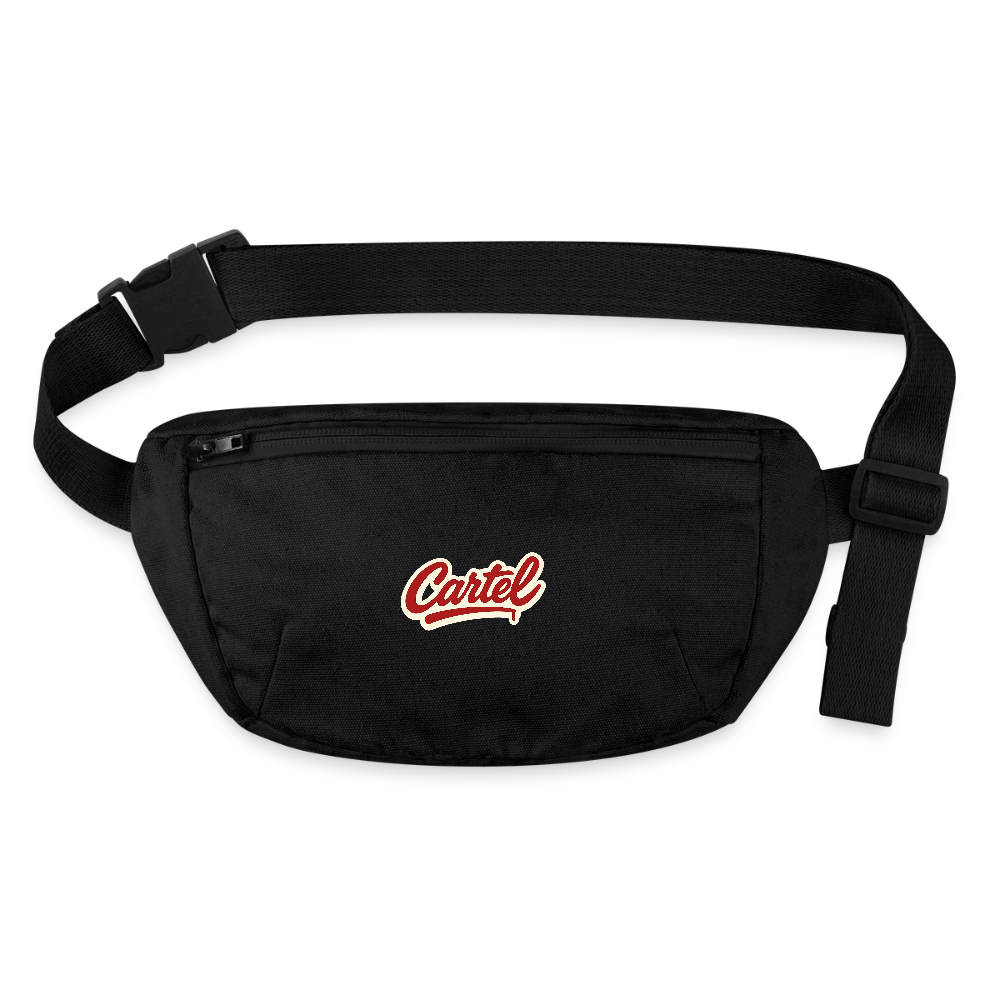 Cartel recycelte Gürteltasche/Bauchtasche - Schwarz